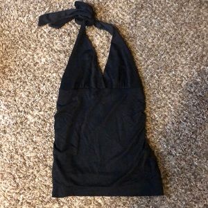 Sparkly H & M halter top with Ruching